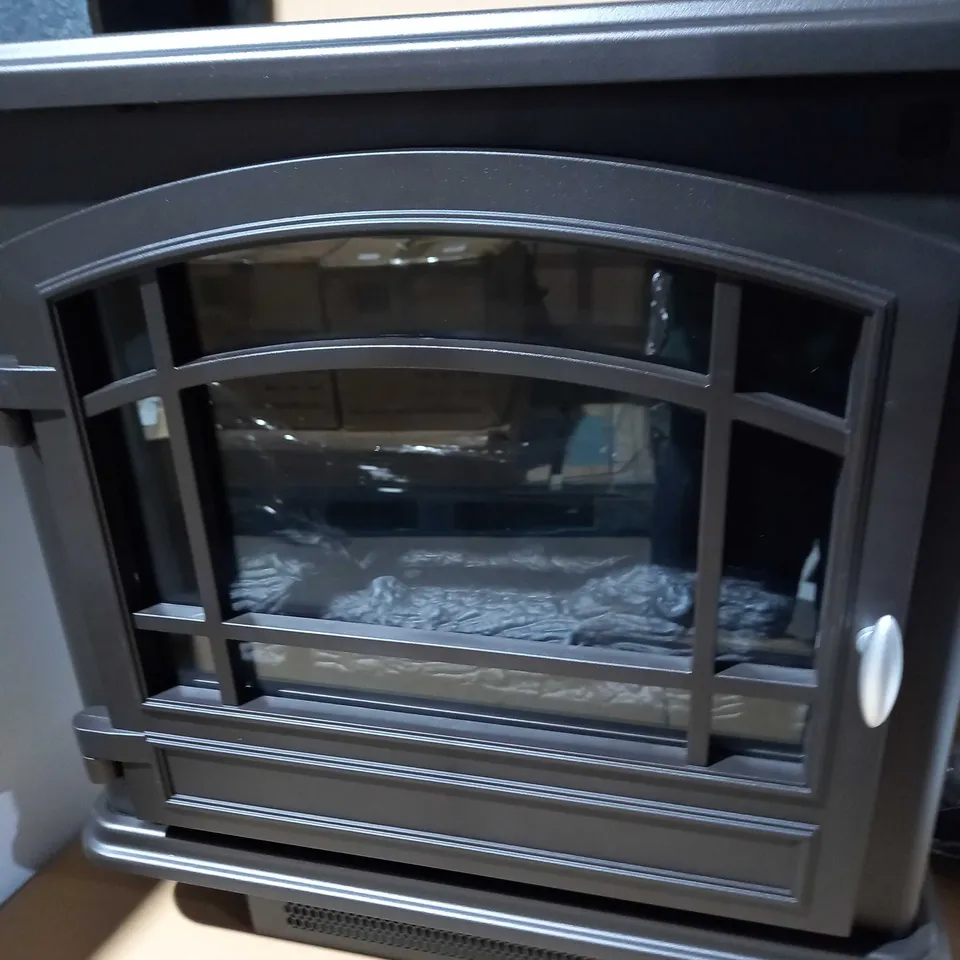WARMLITE WINGHAM 2000W GREY ELECTRIC STOVE HEATER  
