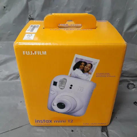 BOXED FUJIFILM INSTAX MINI 12 INSTANT CAMERA 