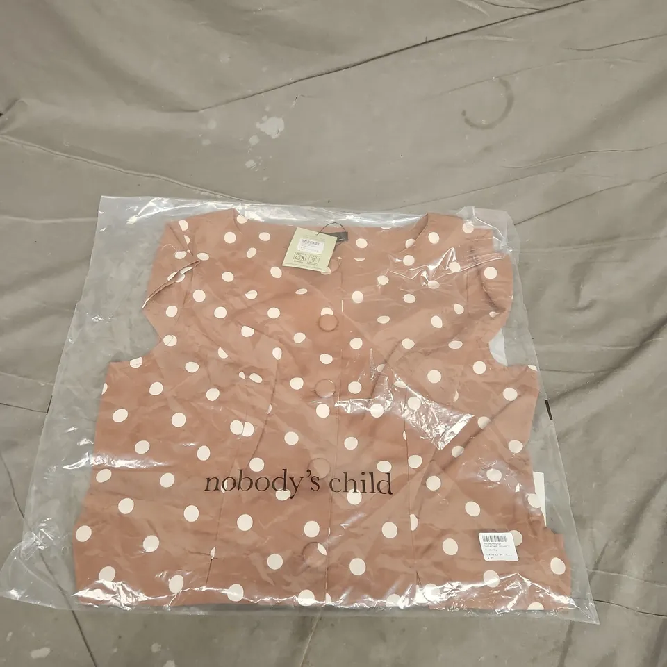 NOBODY'S CHILD BROWN GRETCHEN TOP – UK 12 