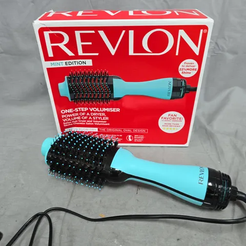 Revlon One-Step Volumiser Hair Dryer & Styler – Mint Edition 