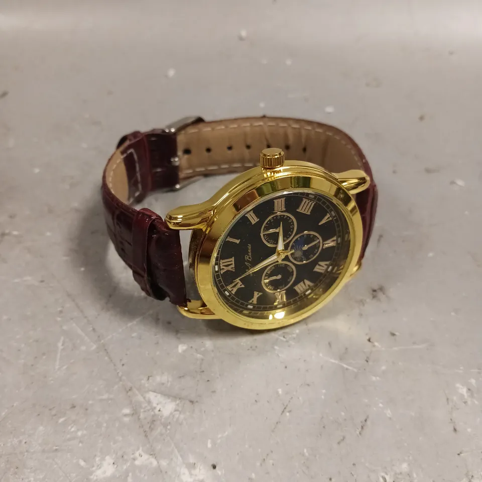 MENS LA BANUS WATCH – QUARTZ MOVEMENT – LEATHER STRAP