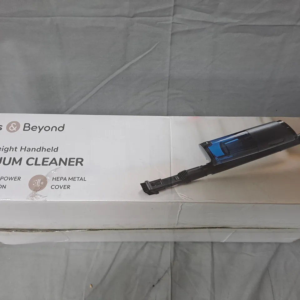 BLISS & BEYOND LIGHTWEIGHT HANDHELD VACUUM CLEANER