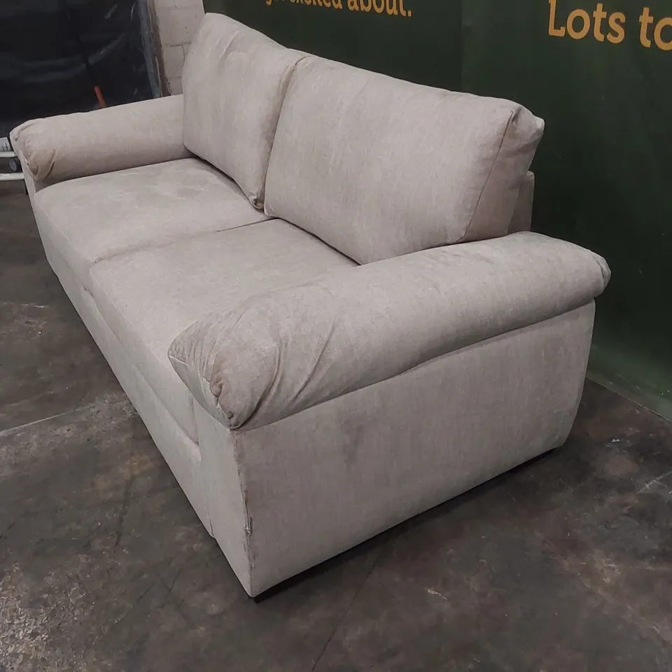ELIZA FABRIC 3 SEATER SOFA - BEIGE RRP £749