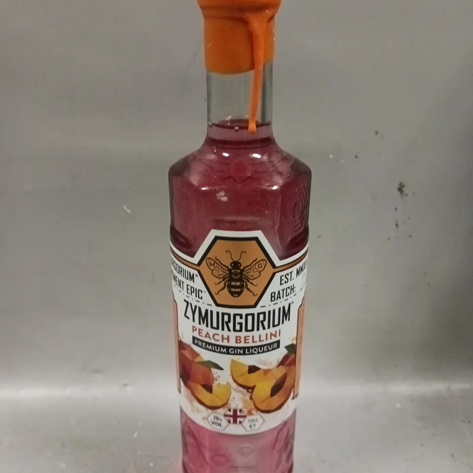 ZYMURGORIUM PEACH BELLINI GIN BASED LIQUEUR 50CL