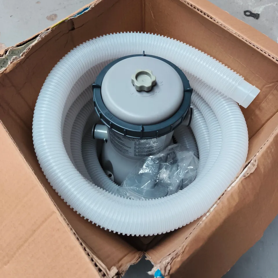 BESTWAY 800 GALLON FILTER PUMP COMPATIBLE WITH ABOVE GROUND POOLS BOXED