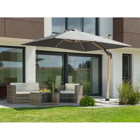 BOXED ALTYAB WOODY 3M SQUARE CANTILEVER