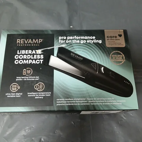 Revamp Professional Liberate Cordless Compact Ceramic Straightener – Model ST-1700X-EU2