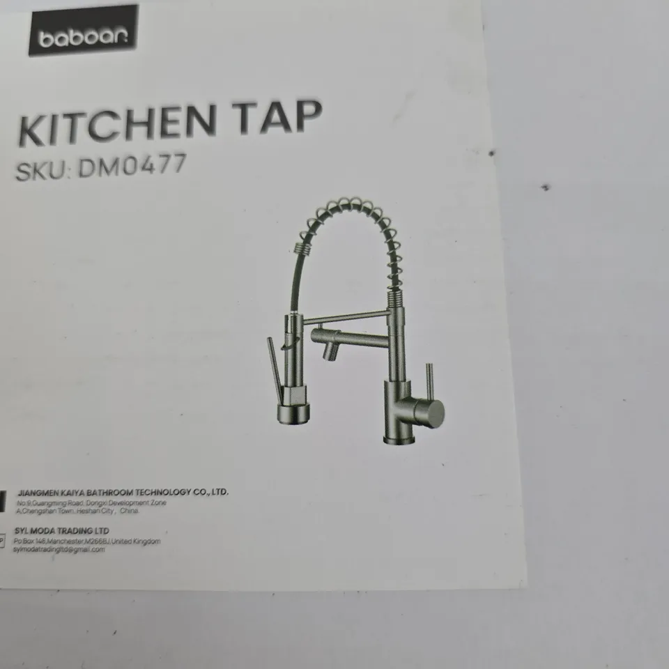 KITCHEN TAP – , MODEL K8102 (DM0477) – BOXED