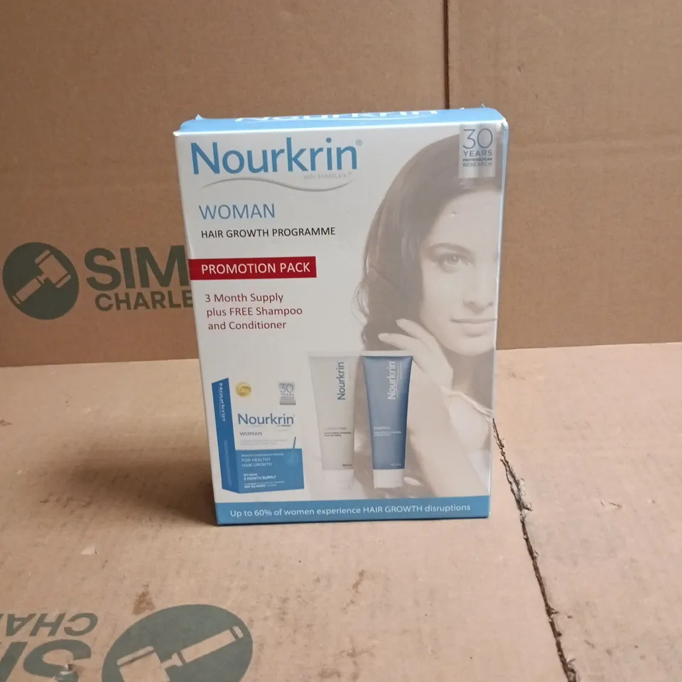 NOURKRIN WOMAN HAIR GROWTH PROGRAMME 3 MONTH SUPPLY