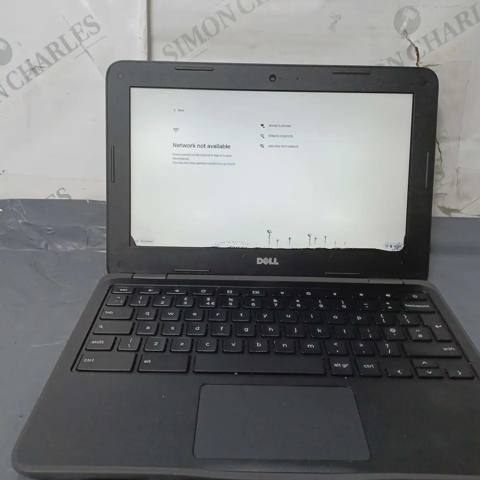 DELL CHROMEBOOK 11 3180	11 INCH	CELERON N3060 1.60GHZ