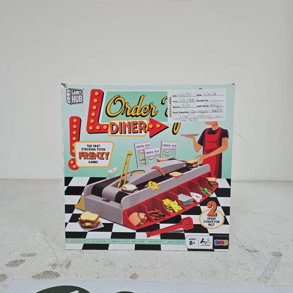 ORDER DINER – BOXED BOARD GAME (GAMES HUB)