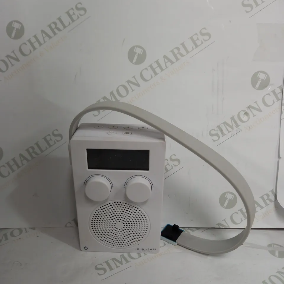 JOHN LEWIS DAB+/FM SHOWER RADIO