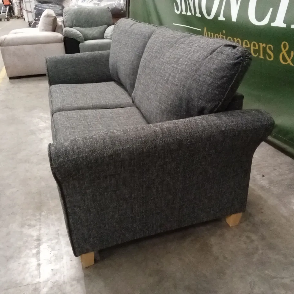 ALSOP 3 SEATER FABRIC SOFA - CHARCOAL RRP £749