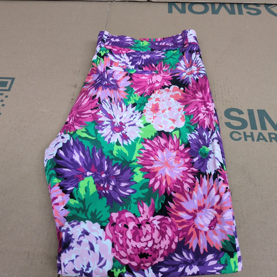 GANT FLORAL PRINT WOMEN'S PANTS - SIZE 16