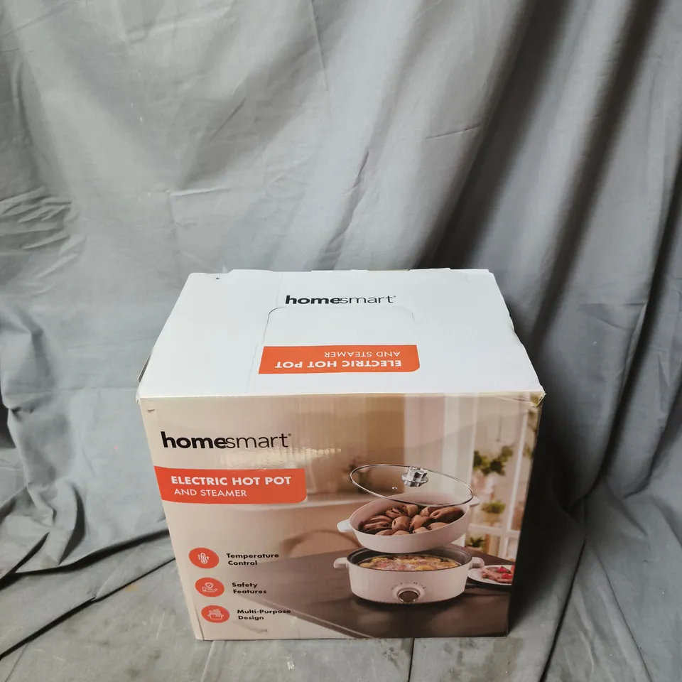 HOMESMART ELECTRIC HOT POT & STEAMER