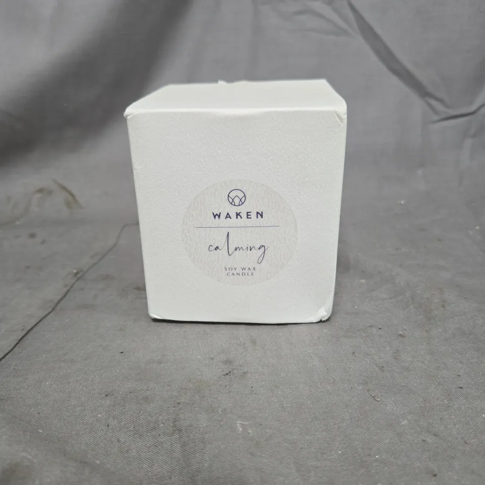 WAKEN CALMING SOY WAX CANDLE