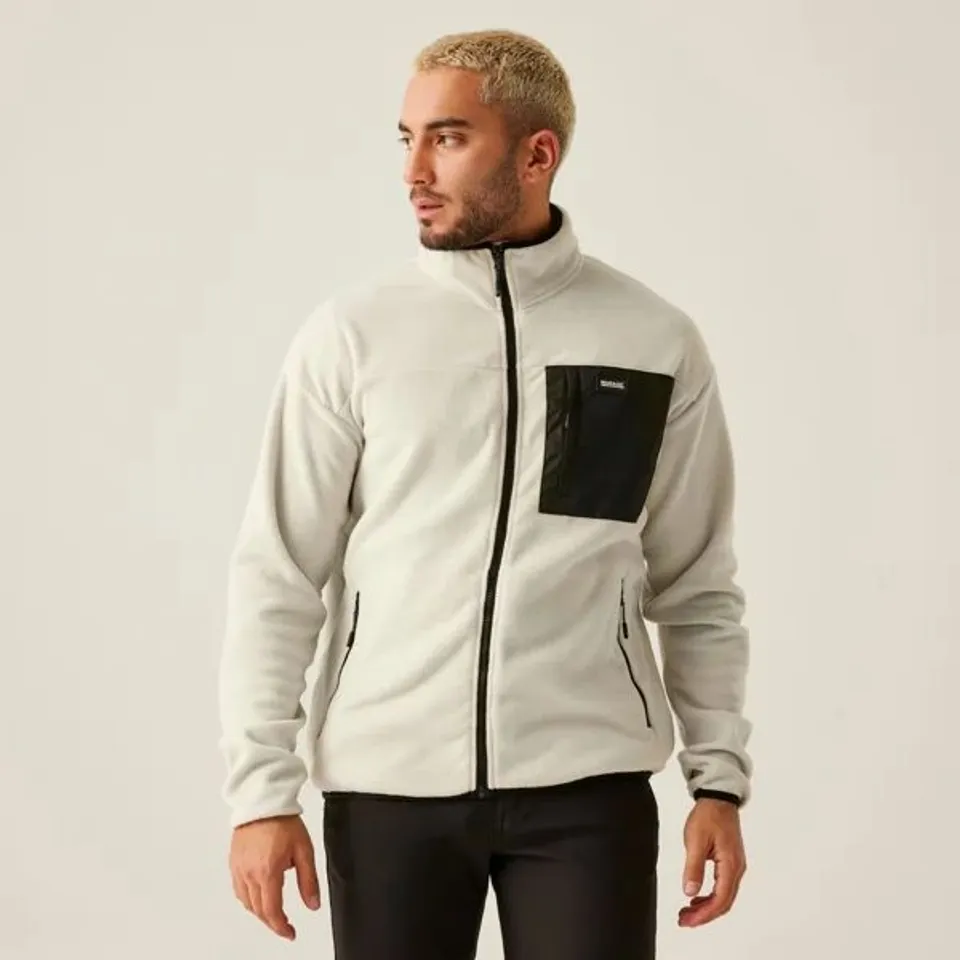 BRAND NEW REGATTA MENS FRANKIE FULL ZIP FLEECE JACKET IN MOONSTRUCK SIZE 5XL