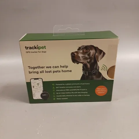 BOXED SEALED TRACKIPET GPS TRACKER FOR DOGS