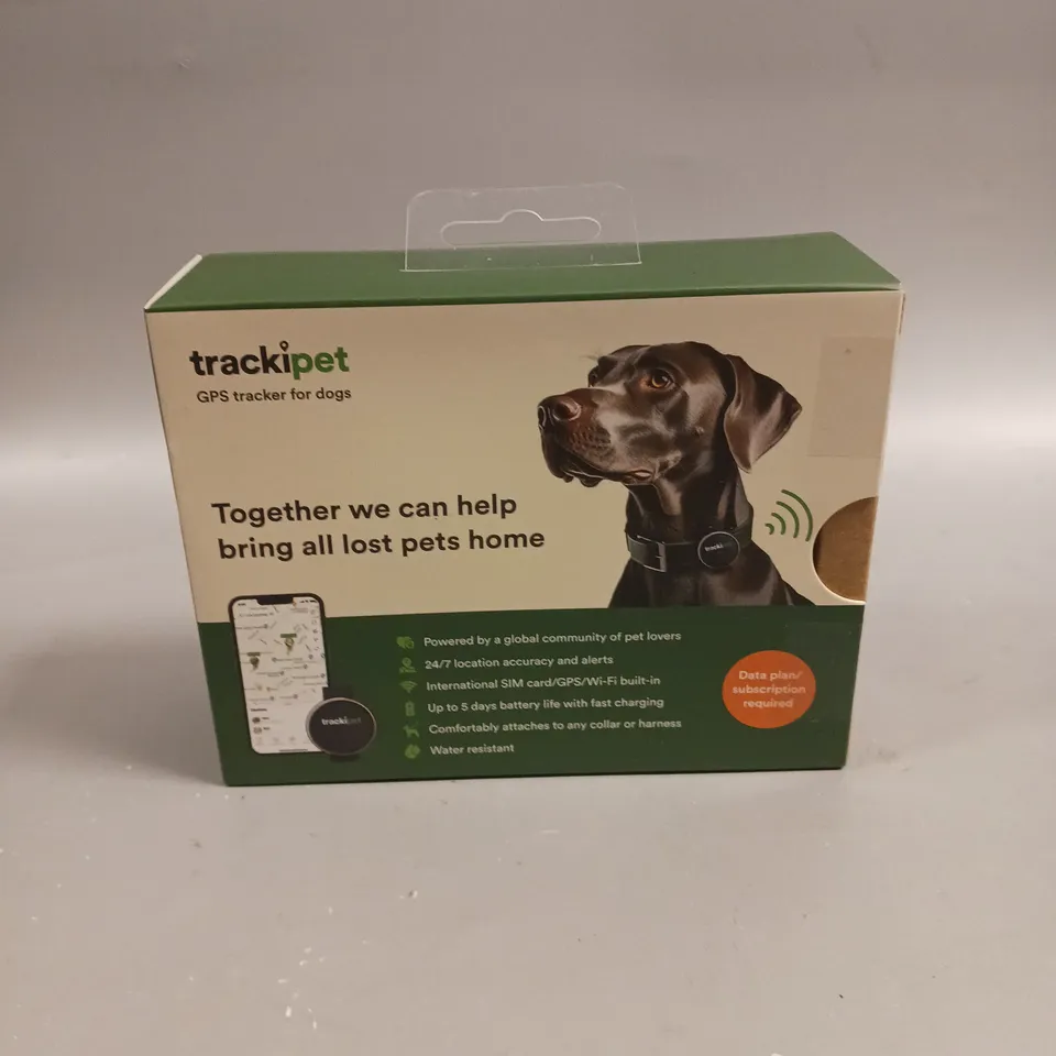 BOXED SEALED TRACKIPET GPS TRACKER FOR DOGS 