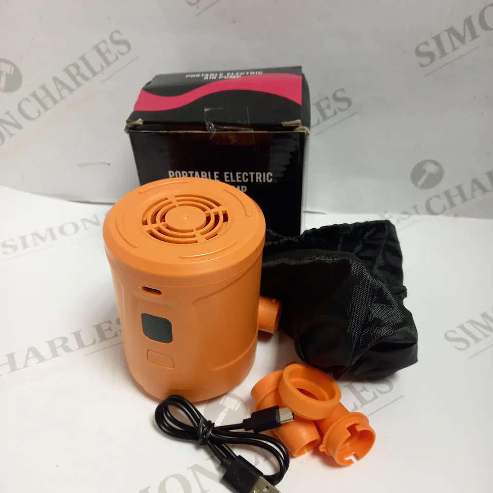 BOXED PORTABLE ELECTRIC AIR PUMP 