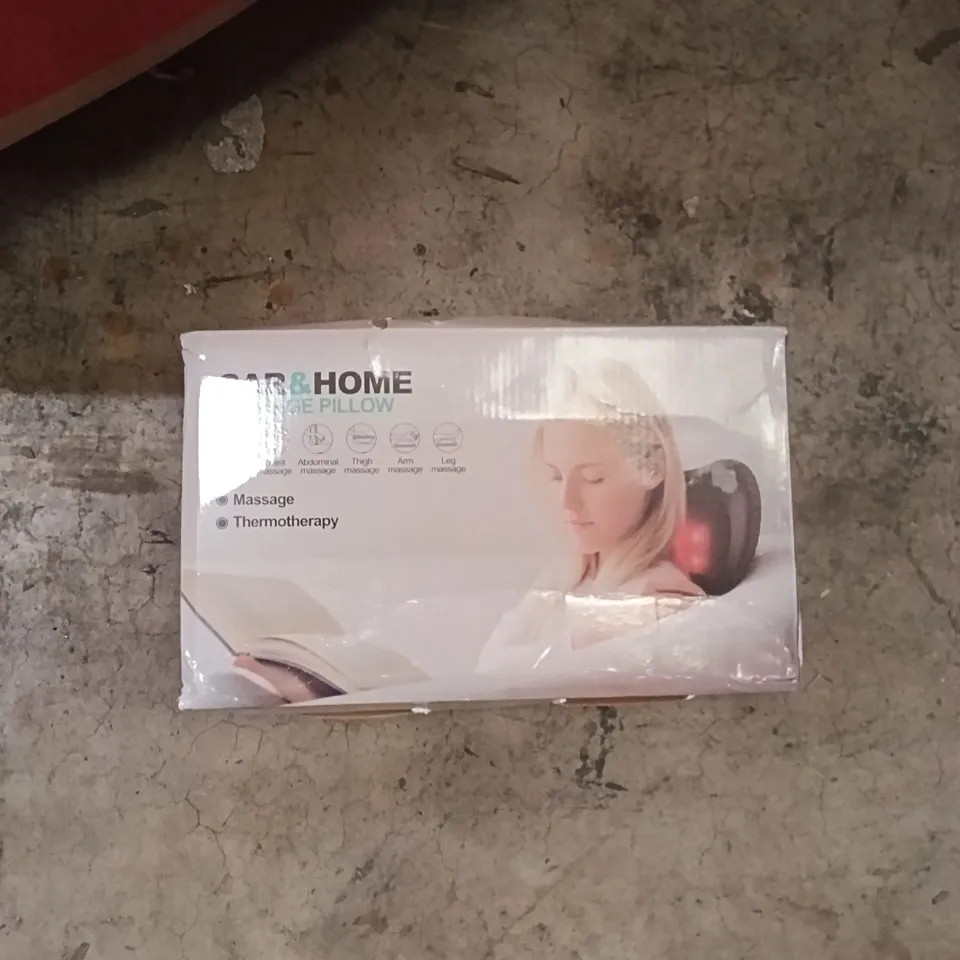 PALLET OF ASSORTED ITEMS INCLUDING - MASSAGE PILLOW