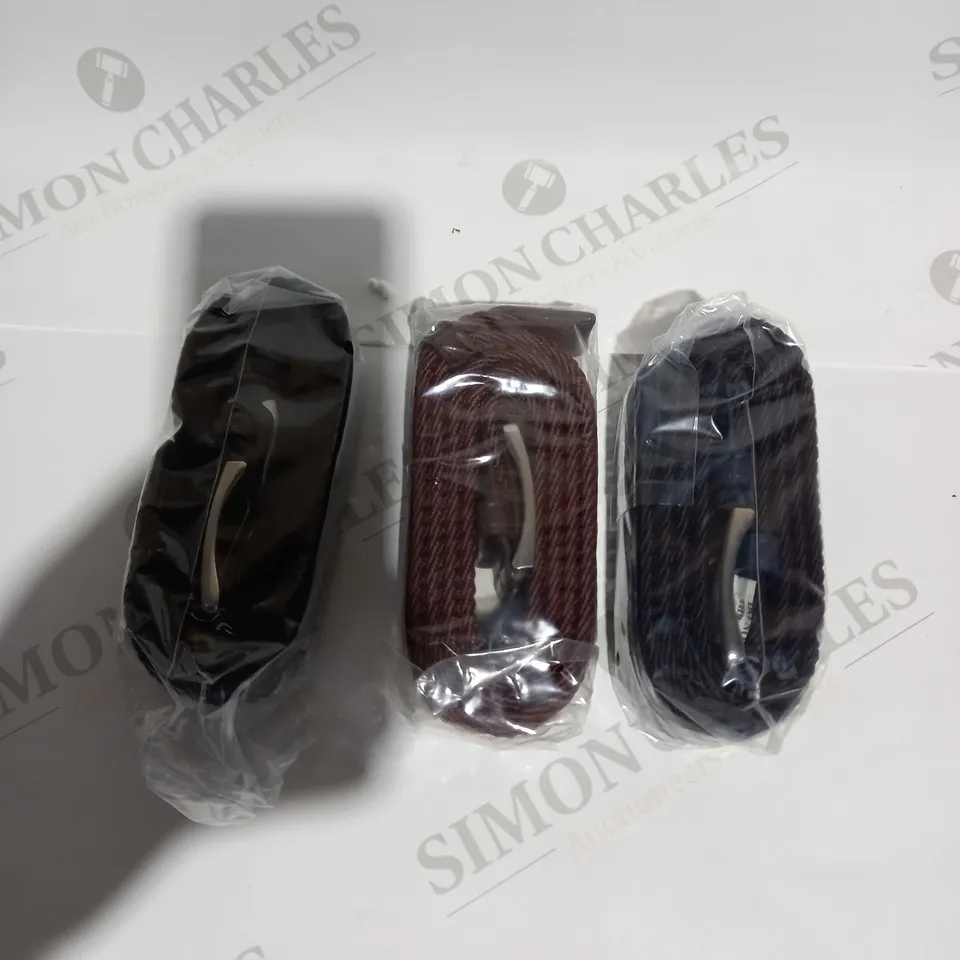 OUTLET BELL & HOWELL SET OF 3 FLEX BELTS