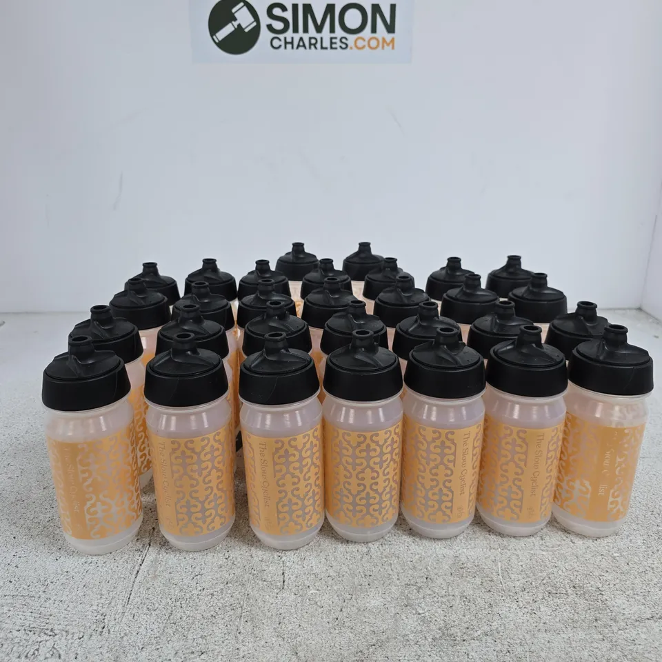 BOX OF 30 X "THE SLOW CYCLIST" WATER BOTTLES