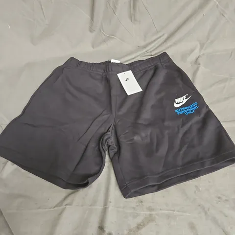 NIKE AUTHORISED PERSONNEL SHORTS IN BLACK SIZE XL