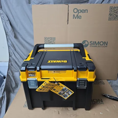 DEWALT T-STAK TOOL BOX – YELLOW/BLACK