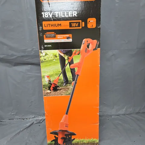 BOXED BLACK + DECKER TILLER - COLLECTION ONLY