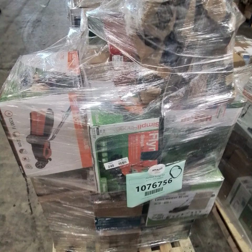 PALLET OF APPROXIMATELY 26 UNPROCESSED RAW RETURN HOUSEHOLD AND ELECTRICAL GOODS TO INCLUDE;