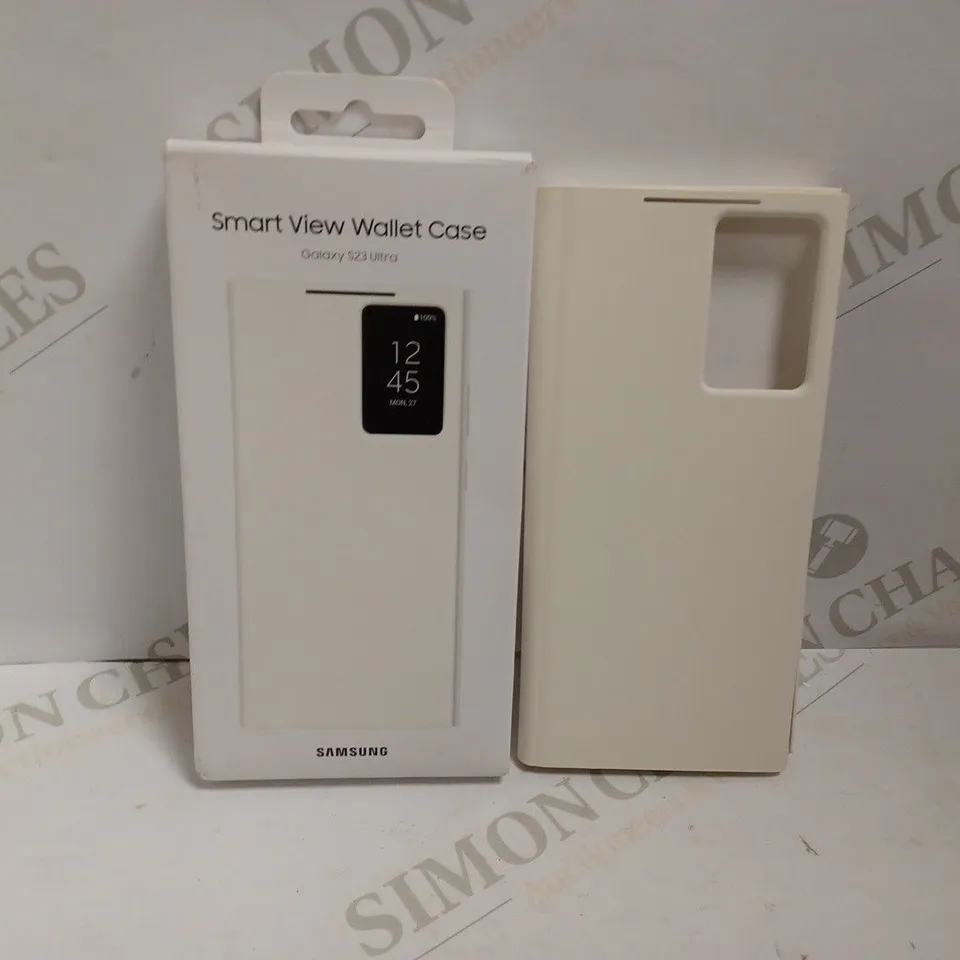 SAMSUNG SMART VIEW WALLET PHONE CASE FOR GALAXY S23 ULTRA - CREAM