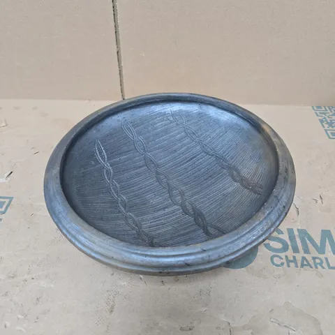 EARTHENWARE MORTAR POT