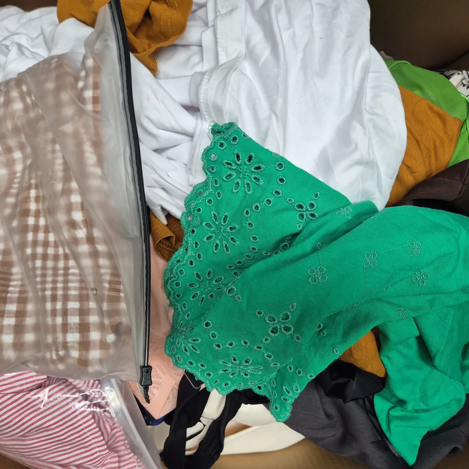 APPROXIMATELY 20 ASSORTED CLOTHING AND FASHION PRODUCTS IN VARIOUS STYLES AND SIZES - COLLECTION ONLY