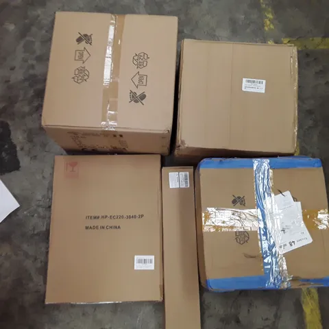 PALLET OF ASSORTED HOUSEHOLD ITEMS TO INCLUDE PICTURE FRAMES, LED LIGHTS AND GLASS VASE ECT