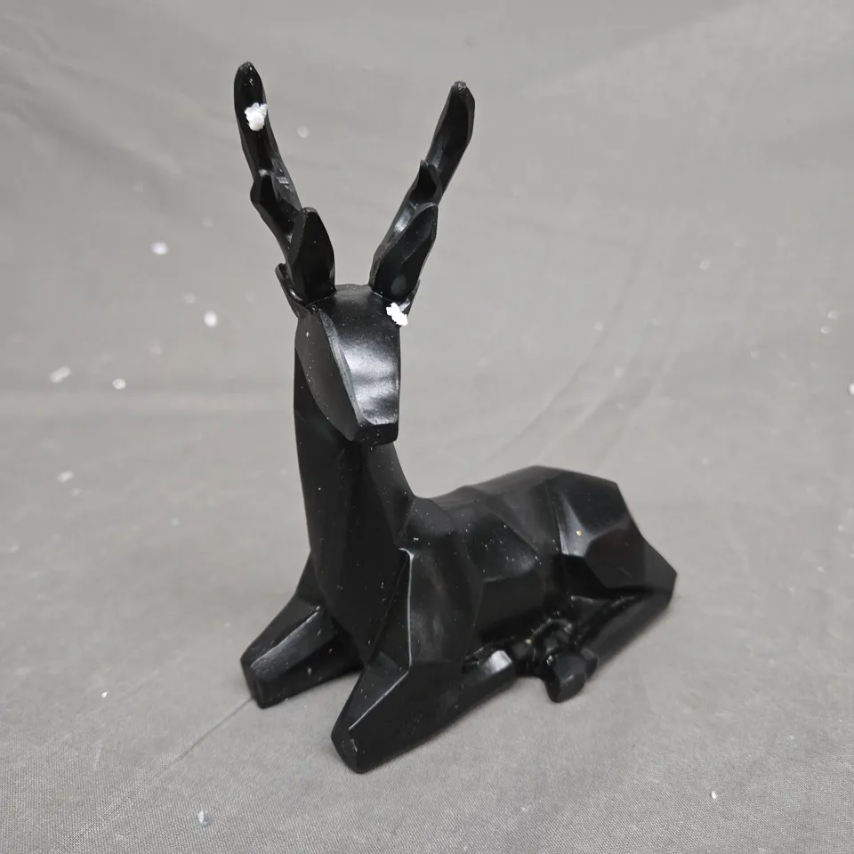 SITTING STAG NOIR CHRISTMAS DECORATION RRP £9.99