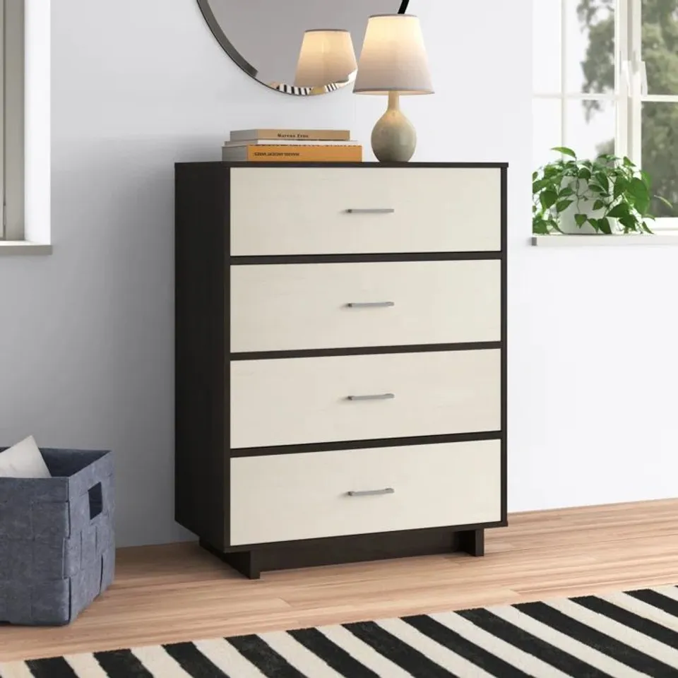 BOXED ACOSTA 4-DRAWER CHEST OF DRAWERS 