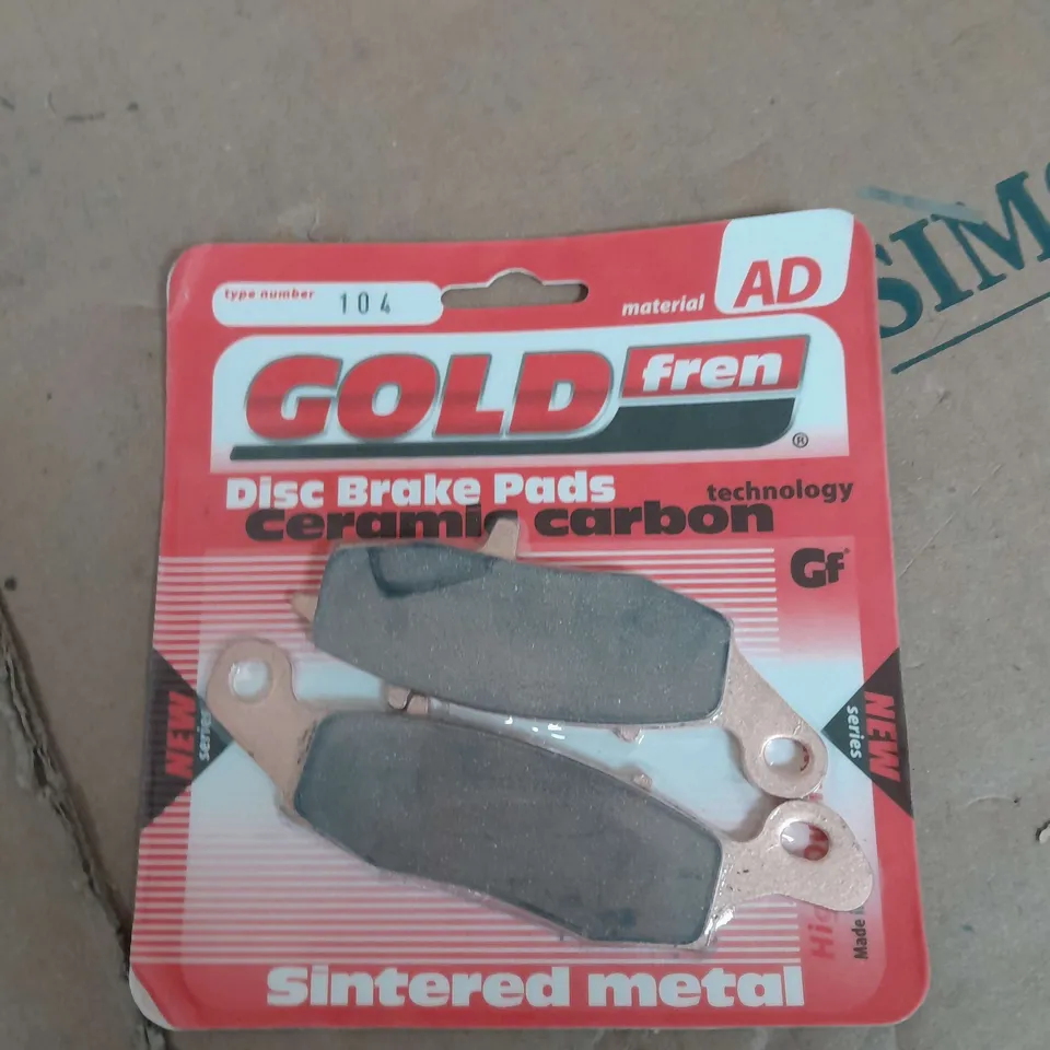 gold fren disc brakes 104