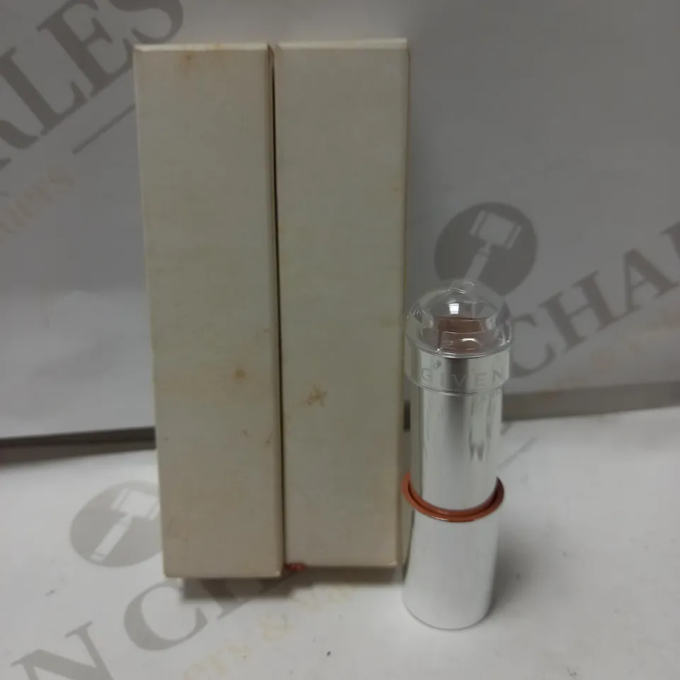 LOT OF 2 GIVENCHY ROUGE INTERDIT ULTRA-BRILLIANT SHINEY LIPSTICK - 30 ENCHANTED PINKISH BEIGE