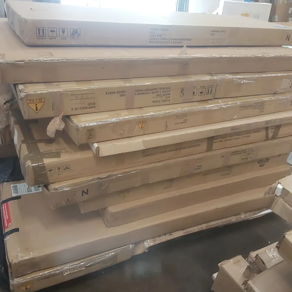 PALLET CONTAINING A VERY LARGE QUANTITY OF ASSORTED FURNITURE PARTS ECT