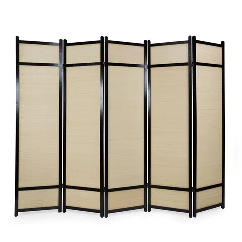 BOXED NOVELLO 220CM W × 175CM H 5-PANEL FOLDING ROOM DIVIDER