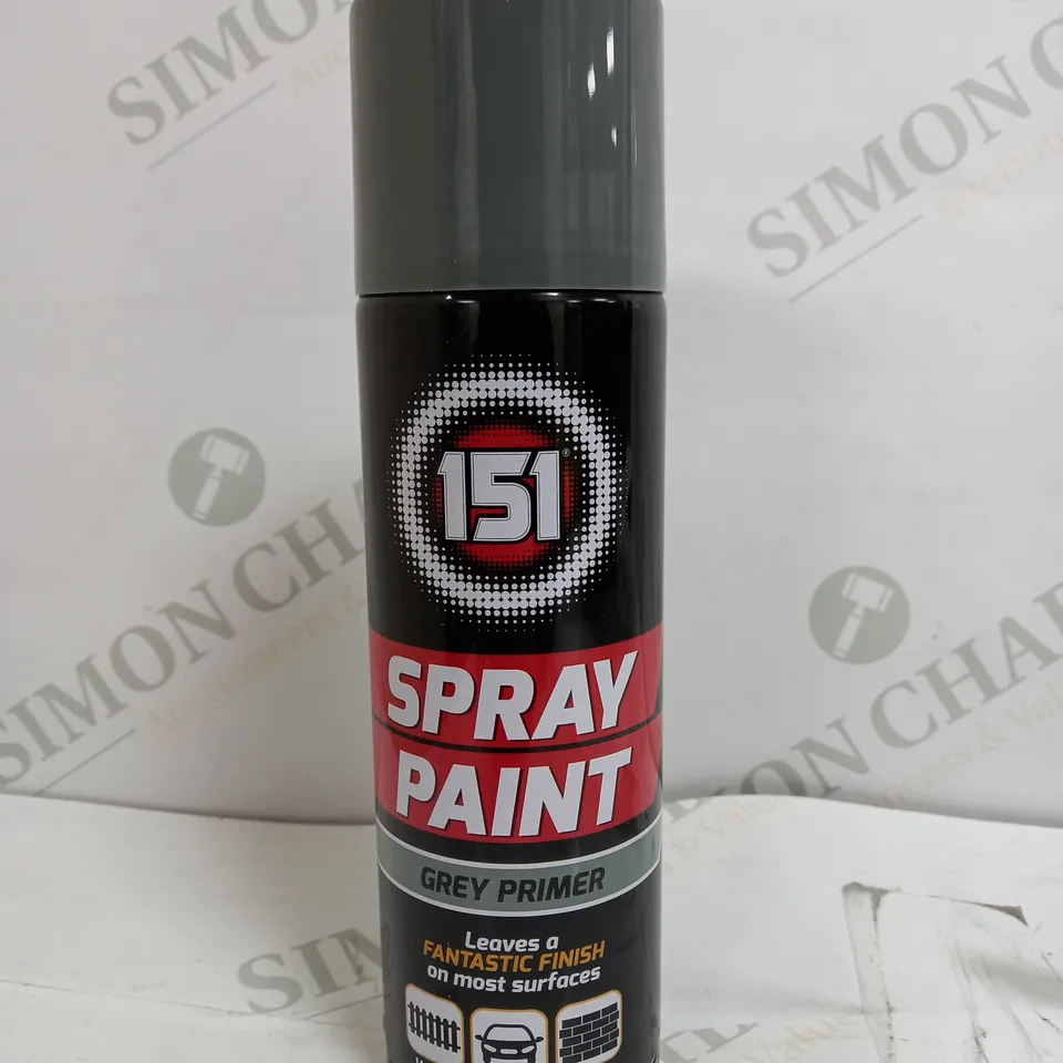 BOX OF 12 X 151 GREY PRIMER SPRAY PAINT 