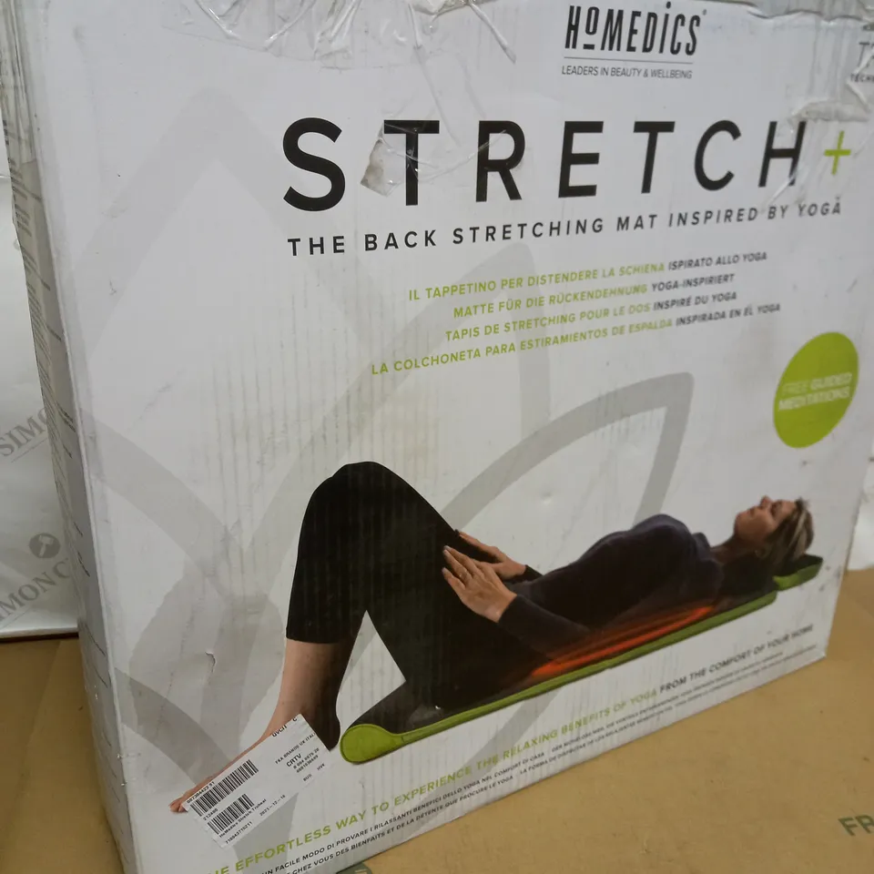 HOMEDICS STRETCH+THE  BACK STRETCHING MAT INSPIRED BY YOGA