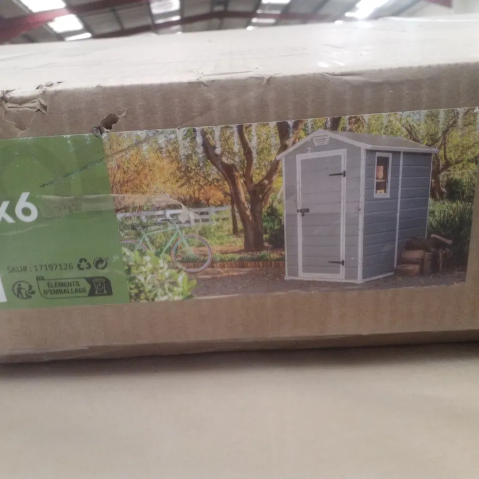 BOXED KETER MANOR 4×6FT SHED 