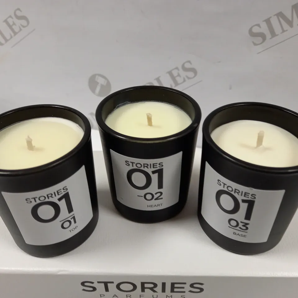 STORIES PARUMS NO.1 CANDLE SET 
