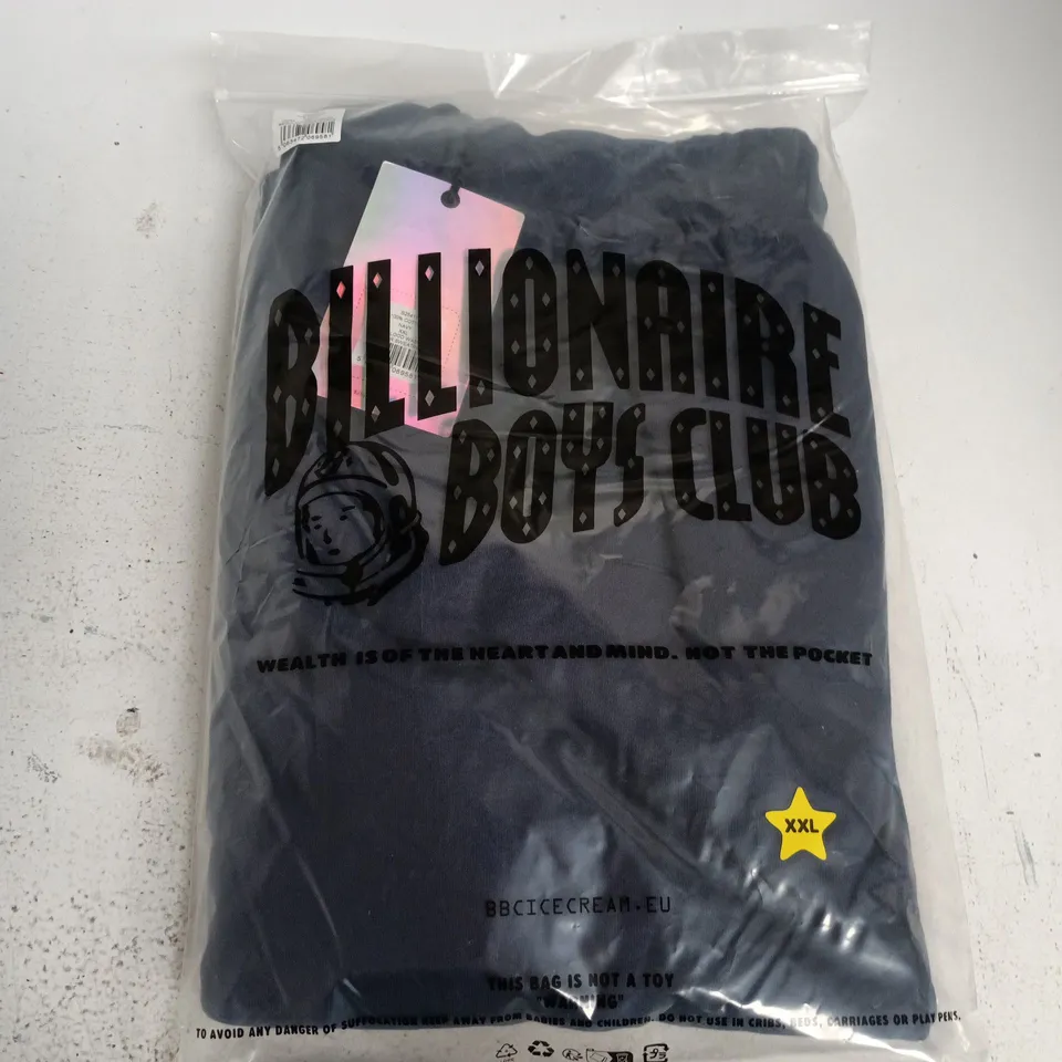 BAGGED BILLIONAIRE BOYS CLUB CORE LOGO WASHED REGULAR SWEATPANTS IN NAVY - XXL
