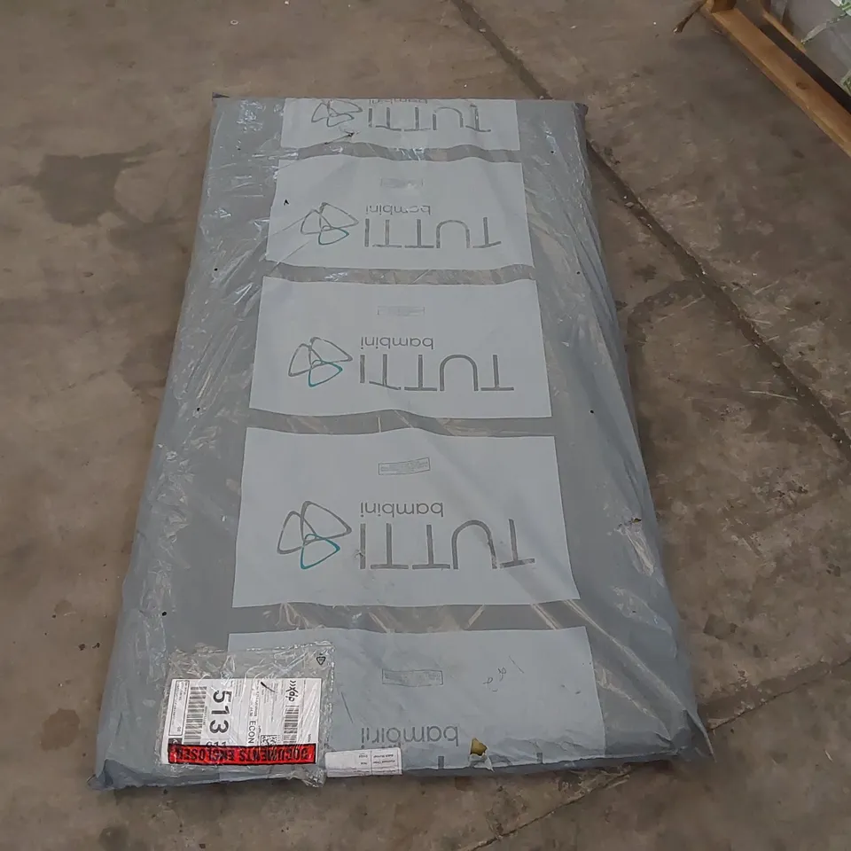 QUALITY BAGGED TUTTI BAMBINI ECO FIBRE 70 x 140cm COT MATTRESS 