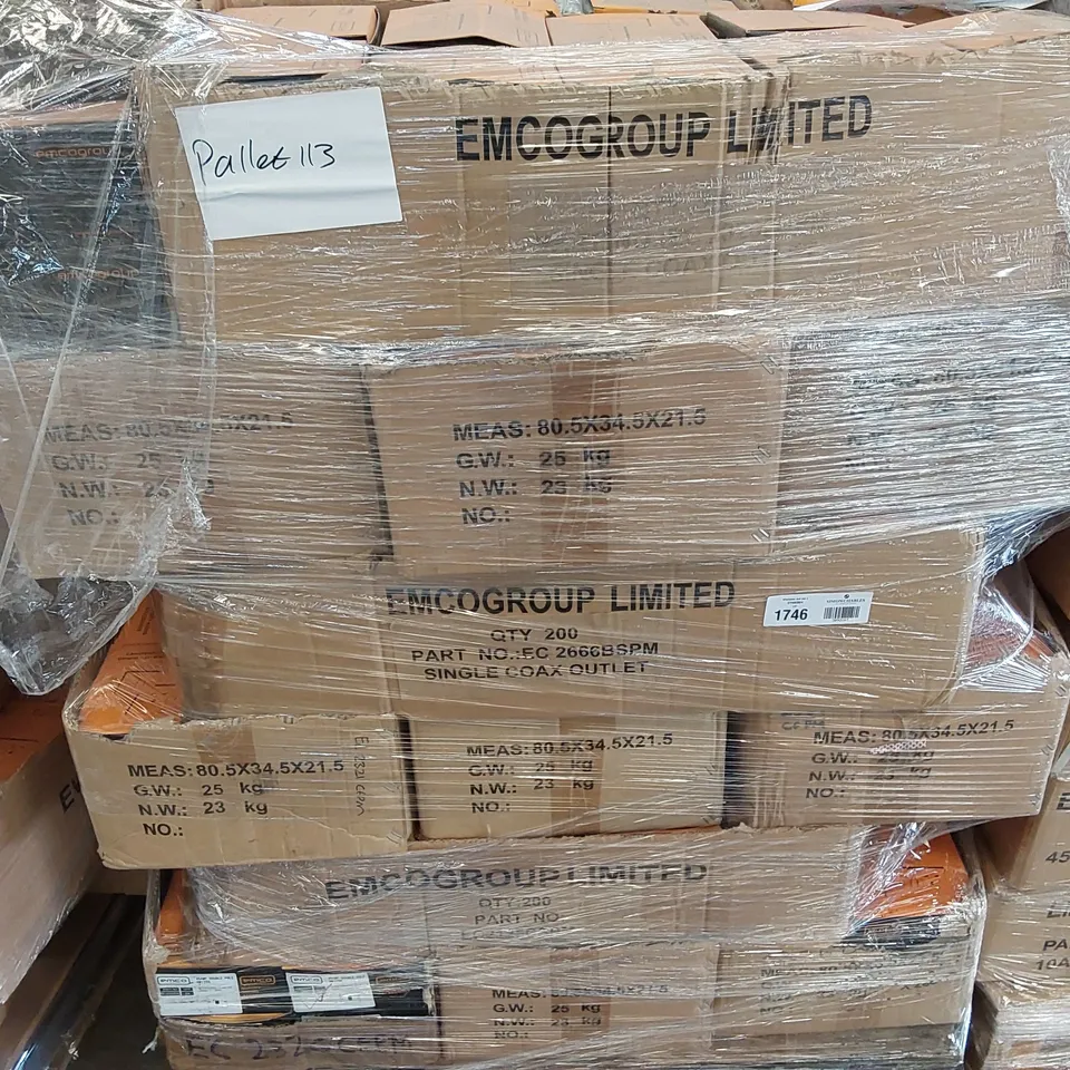 PALLET OF APPROXIMATELY  ASSORTED ELECTRICAL ITEMS/COMPONENTS TO INCLUDE: SWITCHES