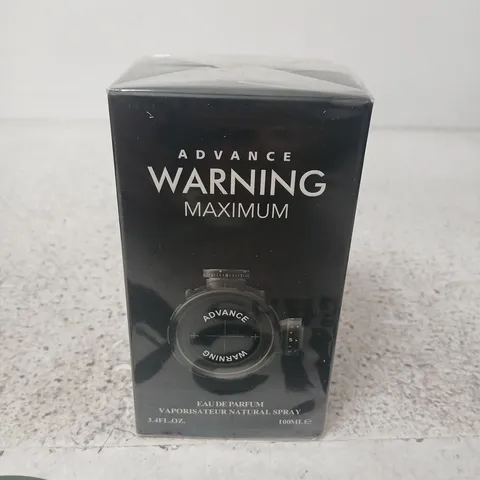 ADVANCE WARNING MAXIMUM EAU DE PARFUM 100ML
