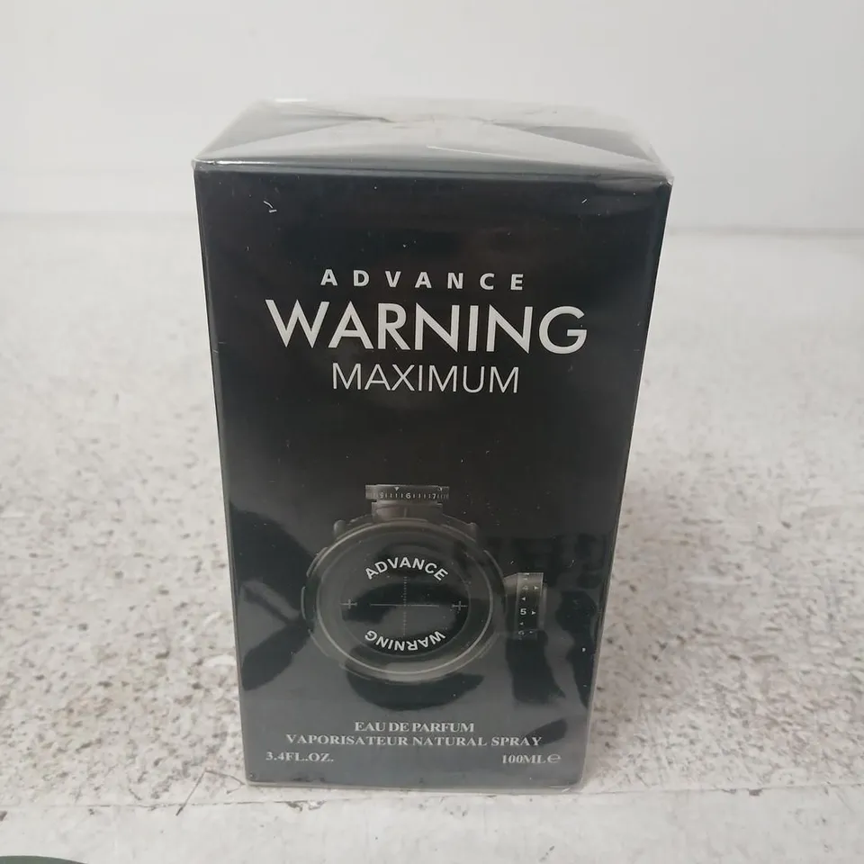 ADVANCE WARNING MAXIMUM EAU DE PARFUM 100ML